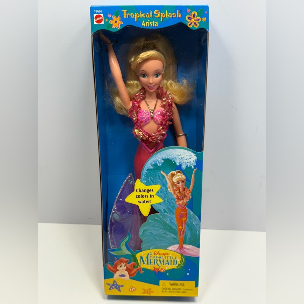 NIB - Rare Vintage 1997 Disney's Little Mermaid Tropical Splash Arista Doll